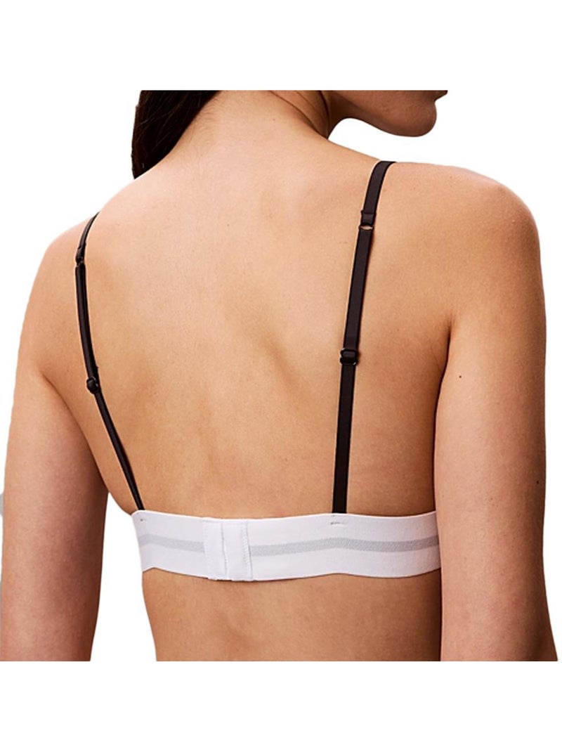Sujetador Triángulo sin Relleno Calvin Klein Jeans para Mujer Negro - Kiabi