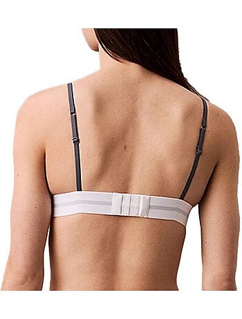 Sujetador triángulo sin relleno para mujer calvin klein jeans