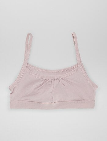 Sujetadores de tirantes finos en punto - Pack de 2