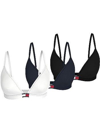 Sujetadores Triángulo Tommy Hilfiger Mujer (Pack de 3)