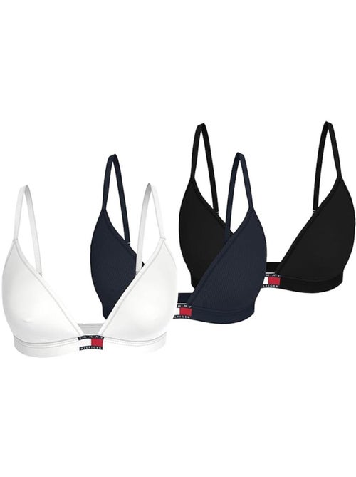 Sujetadores Triángulo Tommy Hilfiger Mujer (Pack de 3) - Kiabi