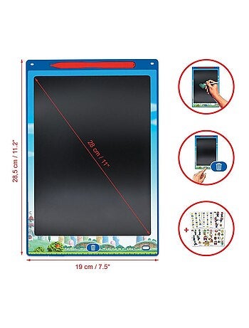 Super Mario 11'' Eink Magic Tab con plantillas