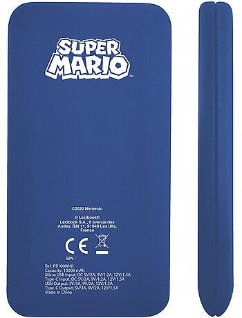 Super Mario Power Bank de carga r?pida de 10.000 mAh