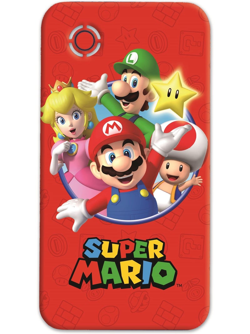 Super Mario Power Bank de carga r?pida de 10.000 mAh Rojo - Kiabi