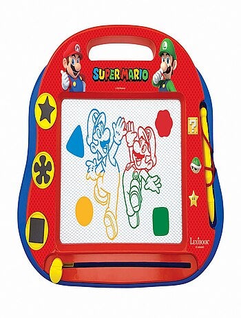 Super Mario Tablero de dibujo magnético multicolor con accesorios Formato A5