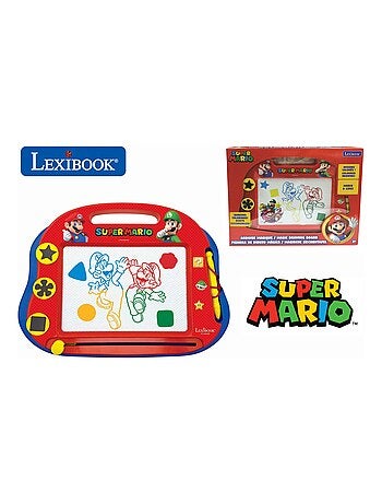 Super Mario Tablero de dibujo magnético multicolor con accesorios Formato A5