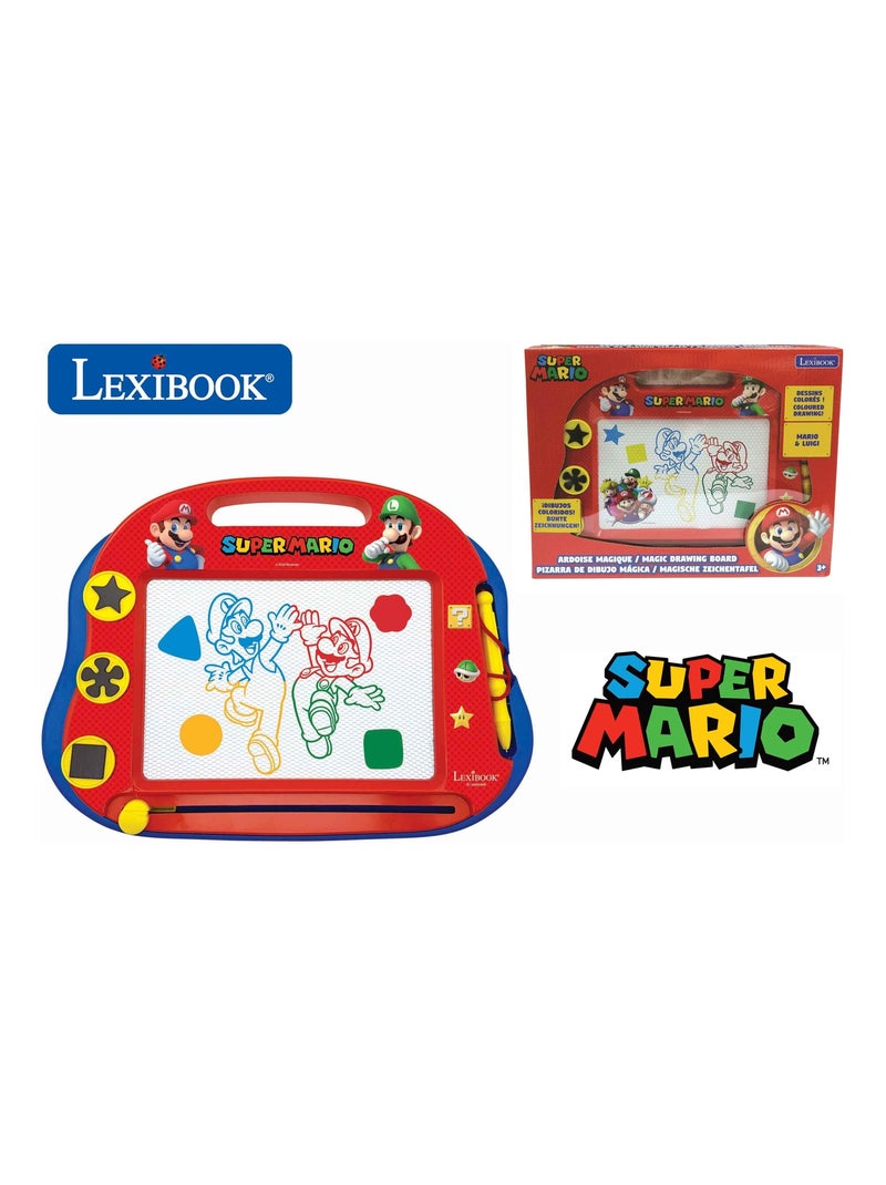Super Mario Tablero de dibujo magnético multicolor con accesorios Formato A5 N/D - Kiabi