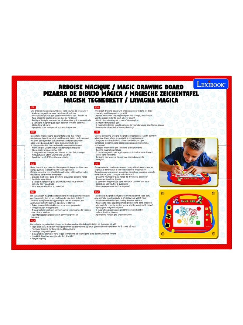 Super Mario Tablero de dibujo magnético multicolor con accesorios Formato A5 N/D - Kiabi