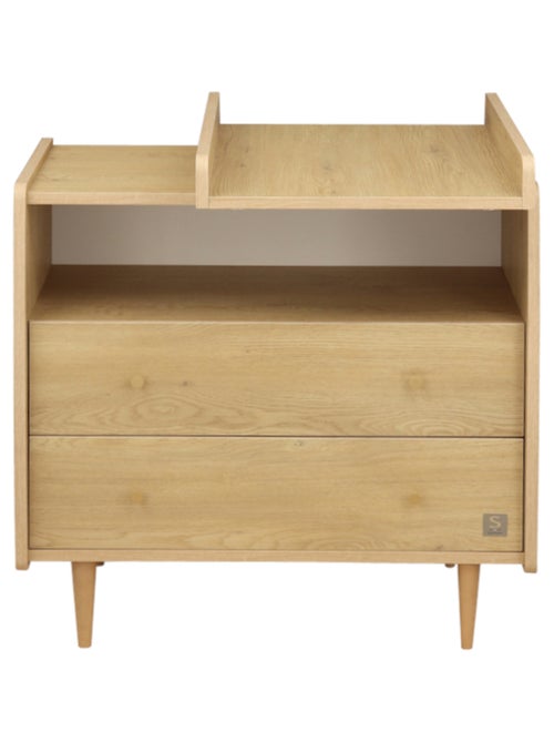 Superficie de cambio deslizante para cómoda de 2 cajones, decoración roble - SAUTHON - Kiabi