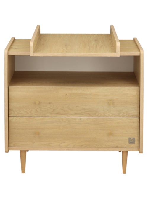 Superficie de cambio deslizante para cómoda de 2 cajones, decoración roble - SAUTHON - Kiabi