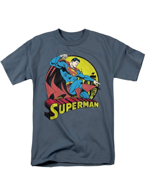 Superman - Camiseta Diseño Diseño Impreso para Adultos Unisex - Kiabi Superman - Camiseta Diseño Diseño Impreso para Adultos Unisex - Kiabi