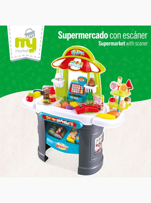 Supermercado con luz, sonido y accesorios my home - Kiabi