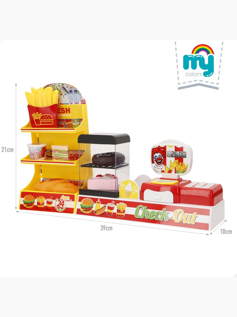 Supermercado de juguete con accesorios, luz y sonidos my home N/D - Kiabi