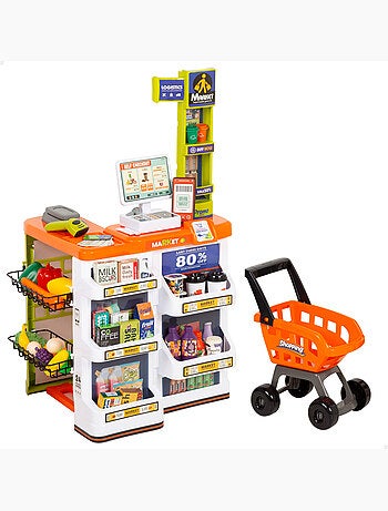 Supermercado juguete c/carrito, luz y sonido my home