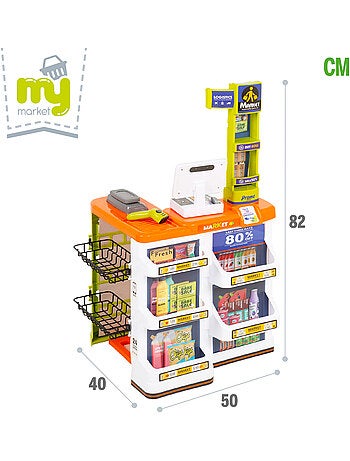 Supermercado juguete c/carrito, luz y sonido my home