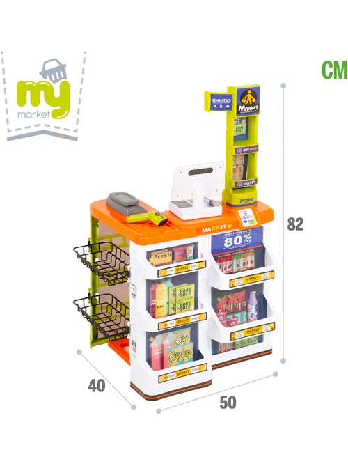 Supermercado juguete c/carrito, luz y sonido my home - Kiabi Supermercado juguete c/carrito, luz y sonido my home - Kiabi