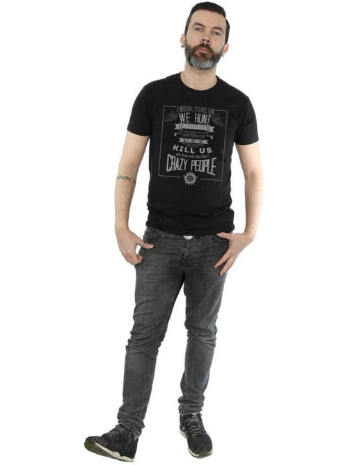 Supernatural - Camiseta Crazy People para Hombre - Kiabi Supernatural - Camiseta Crazy People para Hombre - Kiabi