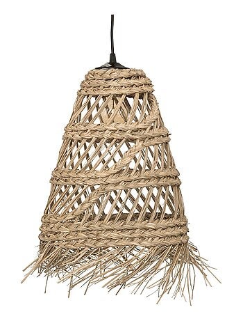 Suspensión de junco con flecos