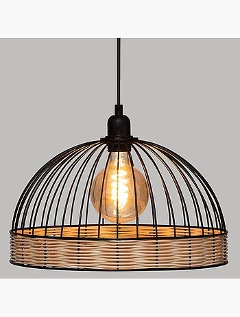 Suwa suspensión de alambre metal negro d35cm