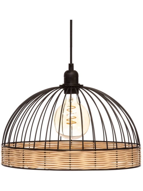 Suwa suspensión de alambre metal negro d35cm - Kiabi