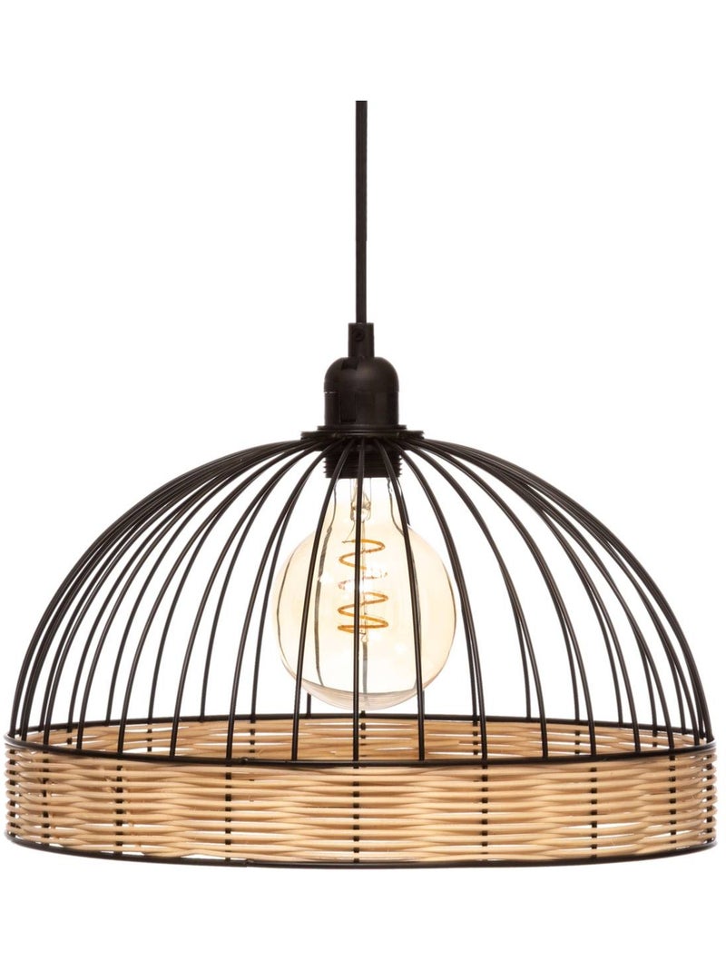 Suwa suspensión de alambre metal negro d35cm Negro - Kiabi