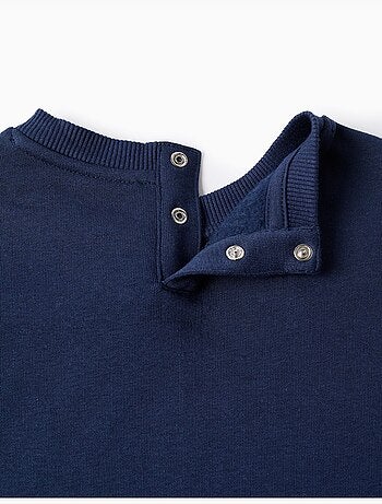 Sweat en coton peigné à imprimé Super Friends