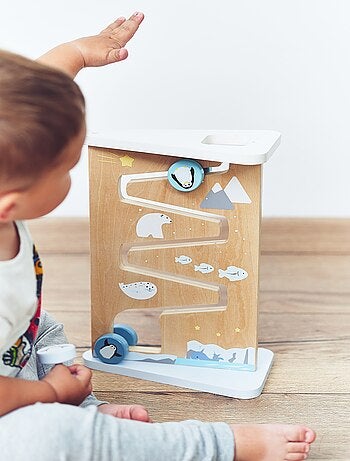 Tabla de actividades Montessori madera tema polar Mamabrum
