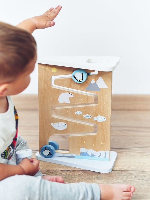 Tabla de actividades Montessori madera tema polar Mamabrum - Kiabi
