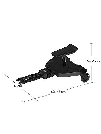 Tabla para cochecito - LIONELO Buggyboard - Universal - Con asiento