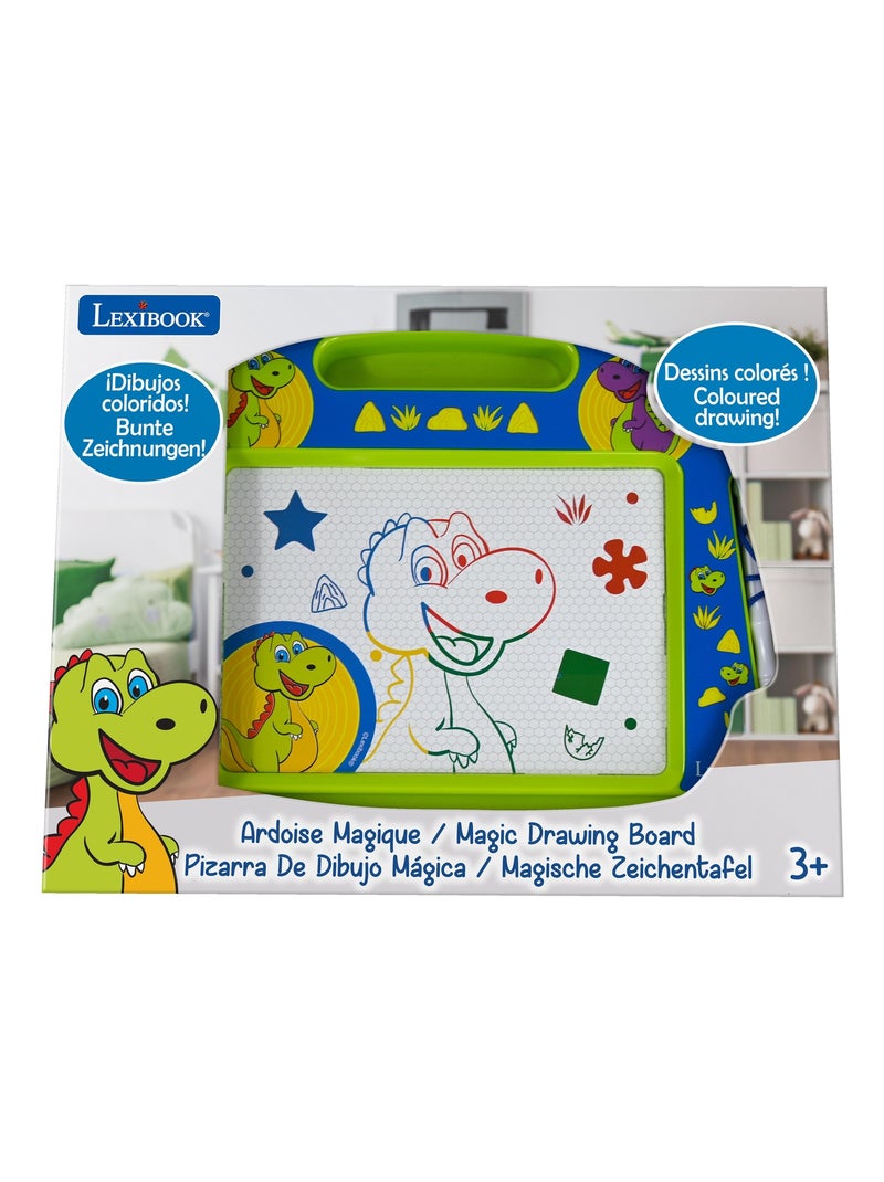 Tablero de dibujo magnético multicolor Dinosaurios con accesorios Formato A5 N/D - Kiabi