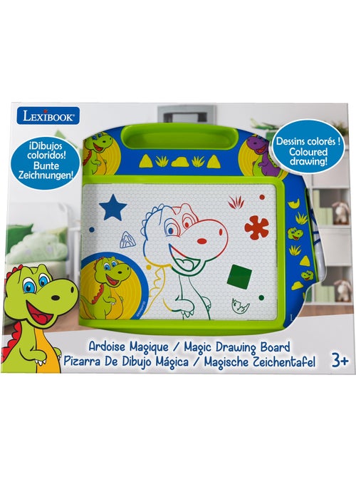 Tablero de dibujo magnético multicolor dinosaurios con accesorios formato a5 - Kiabi Tablero de dibujo magnético multicolor dinosaurios con accesorios formato a5 - Kiabi