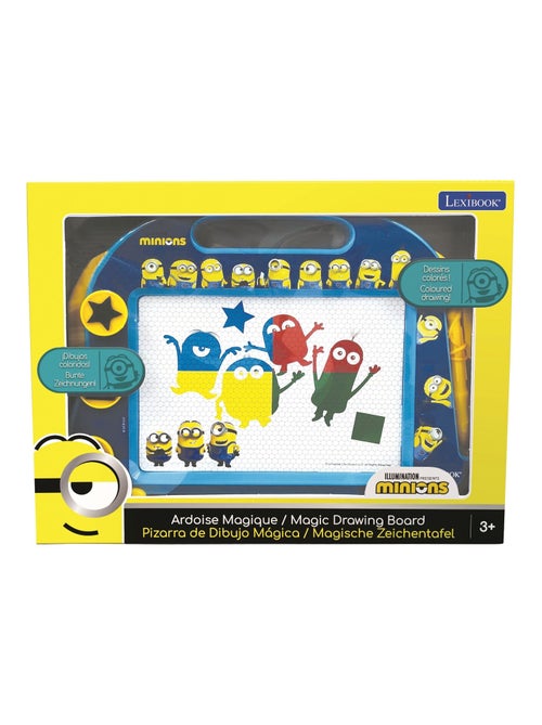 Tablero de dibujo magnético multicolor Minions con accesorios Formato A5 - Kiabi