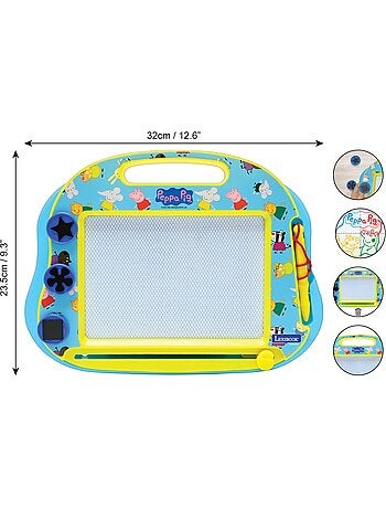 Tablero de dibujo magnético multicolor Peppa Pig con accesorios Formato A5