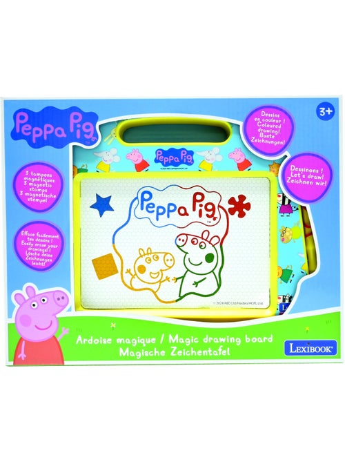 Tablero de dibujo magnético multicolor Peppa Pig con accesorios Formato A5 - Kiabi