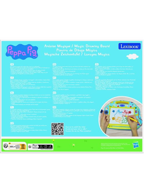 Tablero de dibujo magnético multicolor Peppa Pig con accesorios Formato A5 - Kiabi