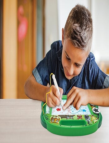 Tablero magnético multicolor para dibuTarro los animales con accesorios Formato A5