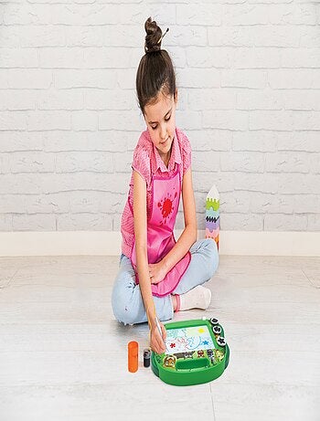 Tablero magnético multicolor para dibuTarro los animales con accesorios Formato A5