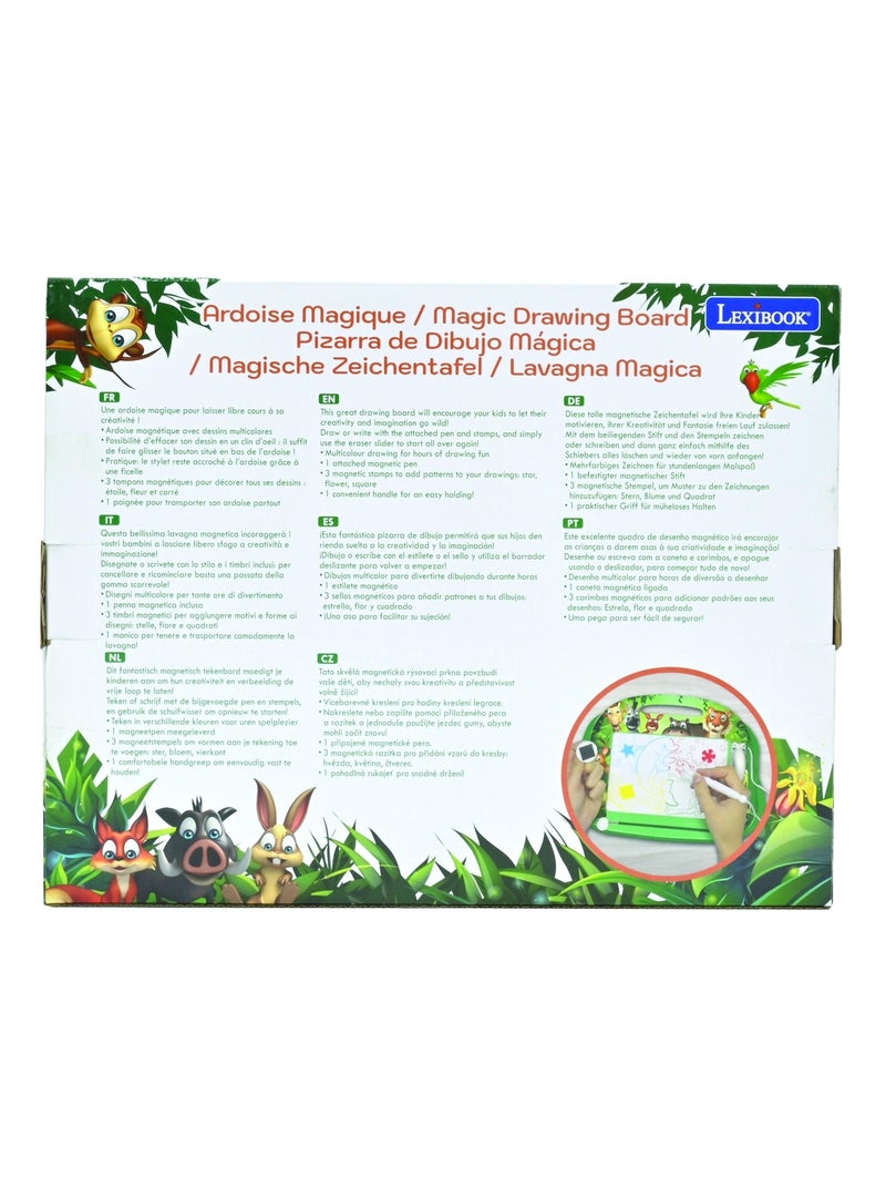 Tablero magnético multicolor para dibuTarro los animales con accesorios Formato A5 N/D - Kiabi