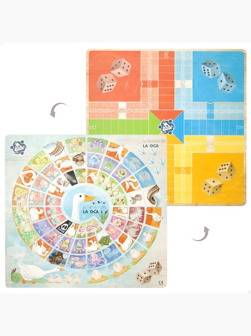 Tablero parchís y oca 2 en 1 cb games N/D - Kiabi