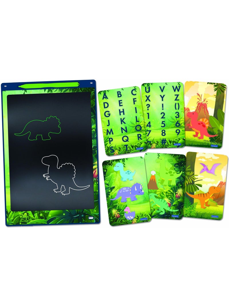 Tableta de dibujo de tinta electr?nica multicolor Dinosaurio 11'' con plantillas N/D - Kiabi