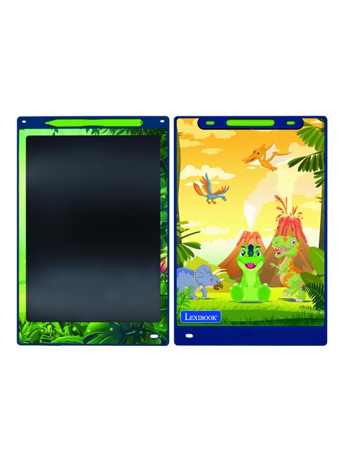Tableta de dibujo de tinta electrónica multicolor Dinosaurio 11'' con plantillas - Kiabi
