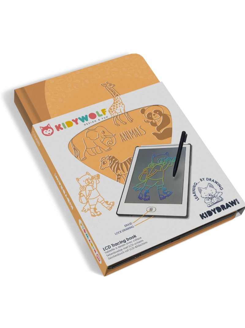 Tableta de dibujo lcd para niños kidydraw mini | kidywolf Amarillo - Kiabi