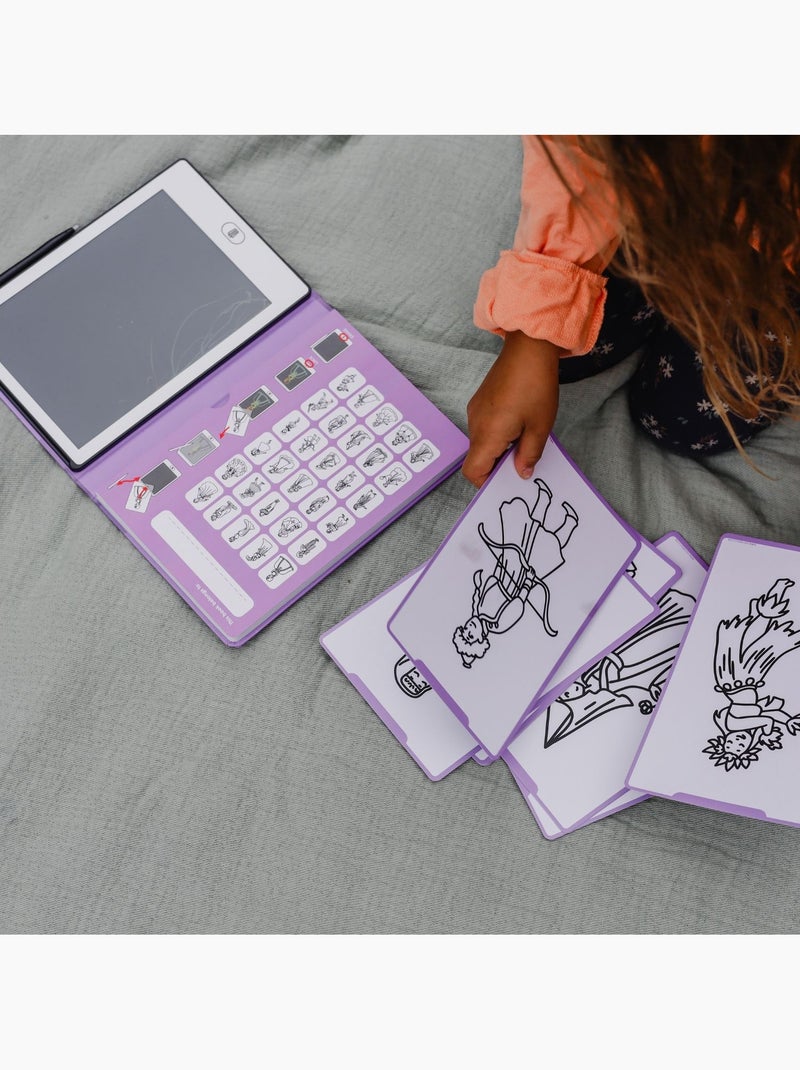 Tableta de dibujo lcd para niños kidydraw mini | Kidywolf Malva chiaro - Kiabi