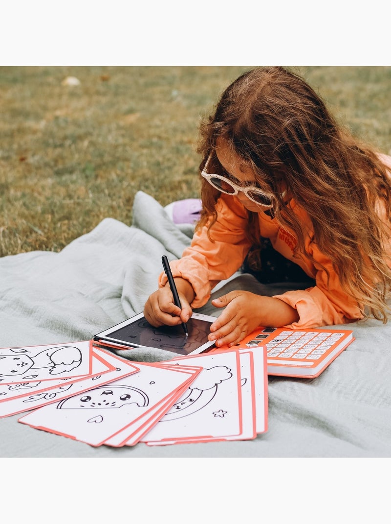 Tableta de dibujo lcd para niños kidydraw mini | Kidywolf Rojo - Kiabi