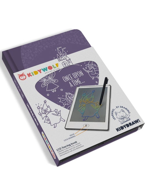Tableta de dibujo lcd para niños kidydraw mini | kidywolf - Kiabi Tableta de dibujo lcd para niños kidydraw mini | kidywolf - Kiabi
