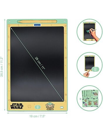 Tableta de dibujo Star Wars E-ink multicolor 28 cm con plantillas
