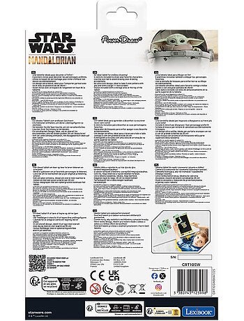 Tableta de dibujo Star Wars E-ink multicolor 28 cm con plantillas