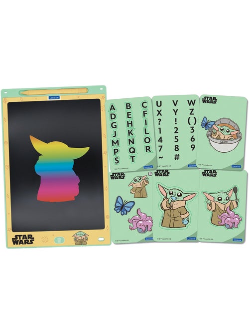 Tableta de dibujo Star Wars E-ink multicolor 28 cm con plantillas - Kiabi