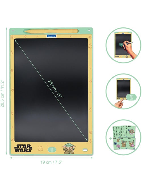 Tableta de dibujo Star Wars E-ink multicolor 28 cm con plantillas - Kiabi