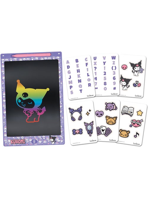Tableta de escritura e-ink kuromi 11’’ multicolor con plantillas - Kiabi Tableta de escritura e-ink kuromi 11’’ multicolor con plantillas - Kiabi